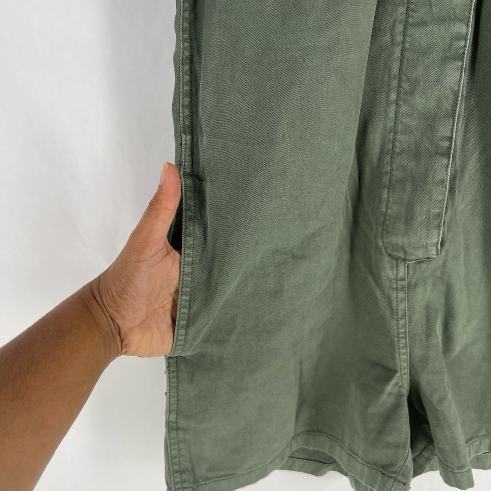 Madewell Size XXS Olive Dyed Relaxed Coverall Romper Minimalist Utility - Picture 4 of 15